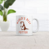Worlds Best Fotter Mug Funny Sarcastic Fathers Day Joke Otter Graphic Novelty Cup-11oz