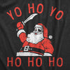 Mens Yo Ho Yo T Shirt Funny Xmas Party Santa Pirate Joke Tee For Guys