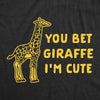 You Bet Giraffe Im Cute Baby Bodysuit Funny Saying Joke Graphic Jumper For Infants