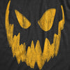 Mens Pumpkin Face T Shirts Funny Halloween Jack O Lantern Spooky Smile Tees For Guys