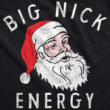 Big Nick Energy Unisex Hoodie Xmas Fat Santa Claus Saint Nicholas Hooded Sweatshirt