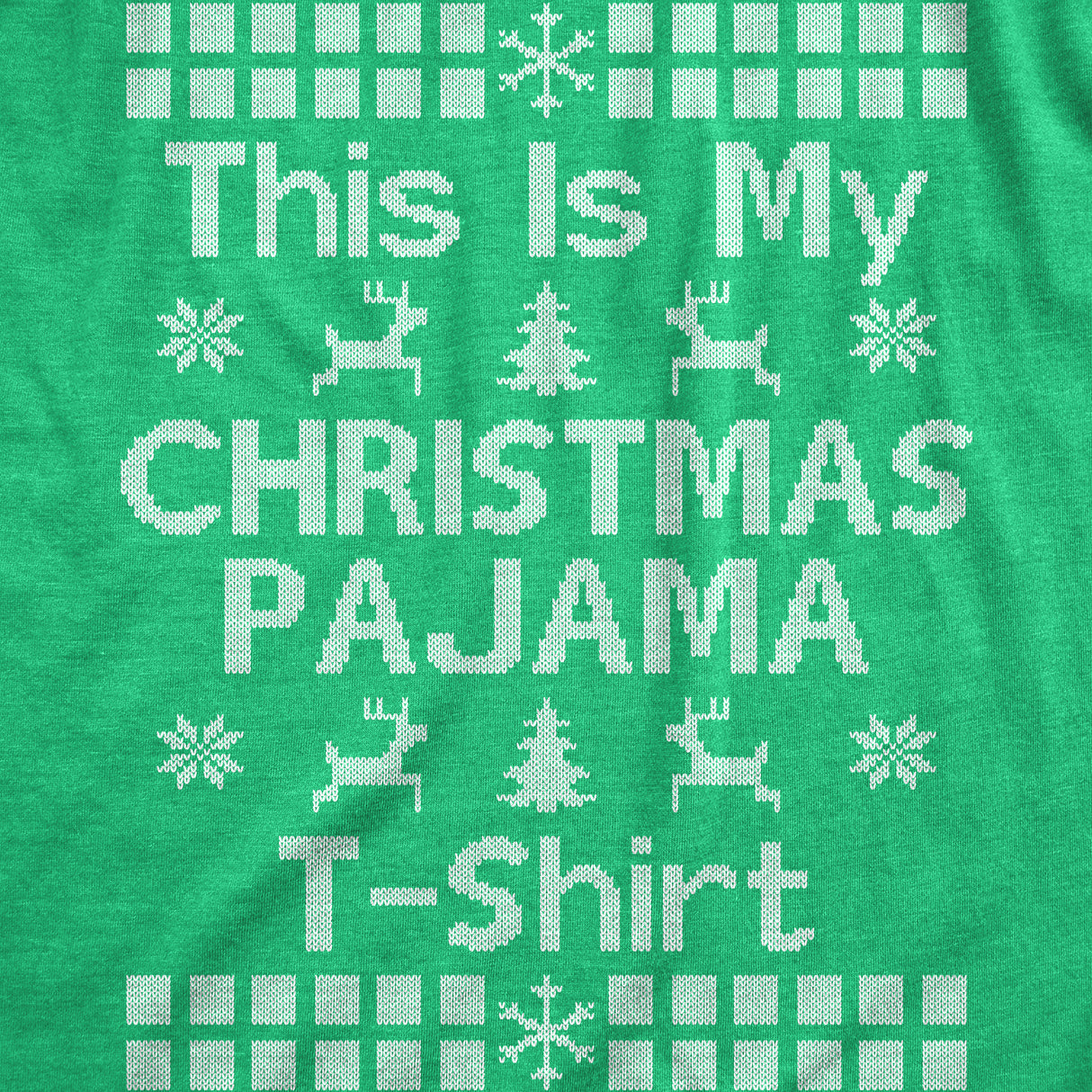 Mens This Is My Christmas Pajama T Shirt Funny Cozy Xmas PJs Tee For Guys