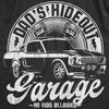 Mens Dads Hideout Garage T Shirt Funny Fathers Day Gift Car Guy Mechanic Tee For Guys