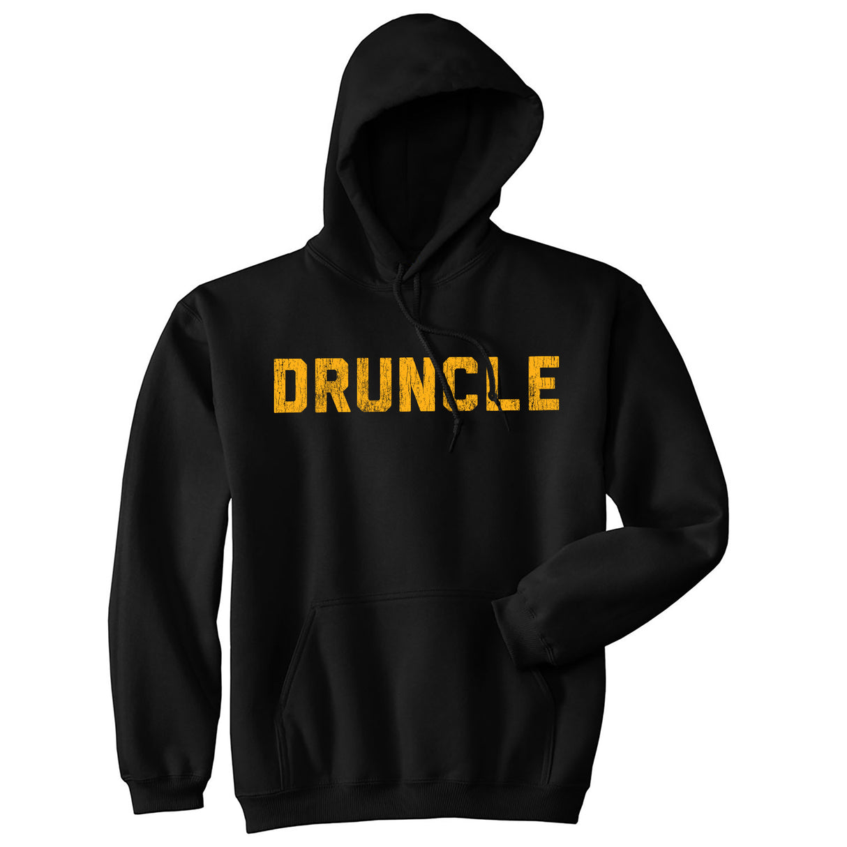 Druncle Unisex Hoodie Funny Drunk Uncle Family Reunion Hilarious Gift Hooded Sweatshirt