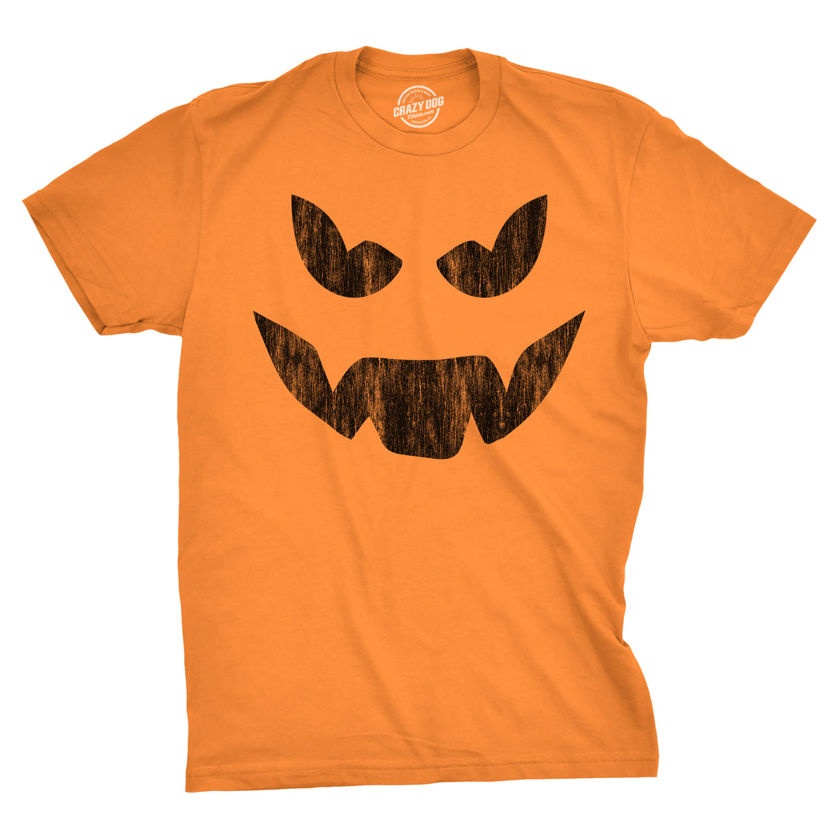 Mens Evil Eddie Pumpkin T Shirt Funny Halloween Jack O Lantern Dark Smile Tee For Guys