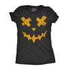 Womens Excellent Xavier Pumpkin T Shirt Funny Halloween Jack O Lantern Freaky Smile Tee For Ladies