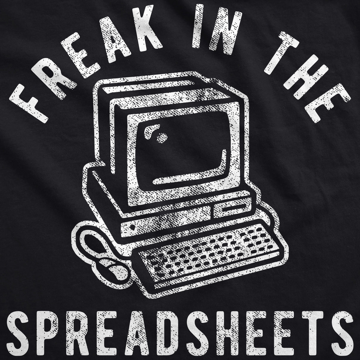 Freak In The Spreadsheets Unisex Hoodie Funny Nerdy Office Job Computer Joke Hooded Sweatshirt