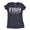 Womens FISH Fuck It Shit Happens T Shirt Funny Acronym Joke Tee For Ladies