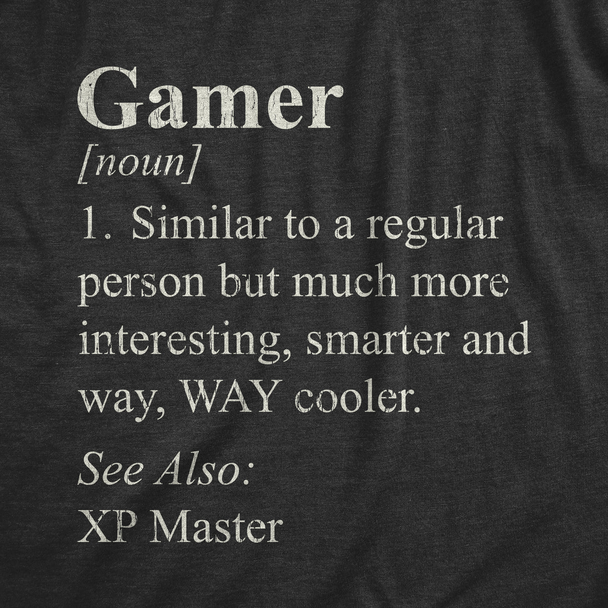 Womens Gamer Definition T Shirt Funny Video Games Lover Joke Tee For Ladies