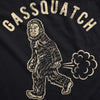 Gassquatch Unisex Hoodie Funny Fart Sasquatch Gassy Bigfoot Joke Hooded Sweatshirt