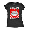 Womens Hopeless Ramentic T Shirt Funny Ramen Noodle Takeout Lovers Tee For Ladies