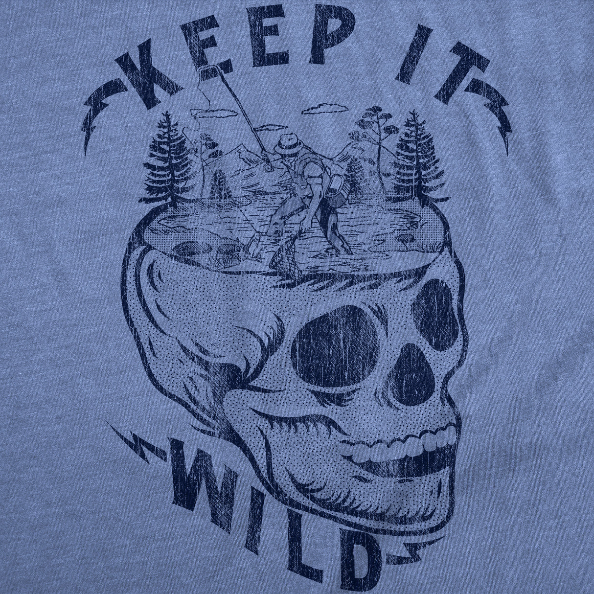 Mens Funny T Shirts Keep It Wild Sarcastic Nature Graphic Tee For Men