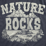 Womens Nature Rocks T Shirt Funny Outdoor Geology Lovers Joke Tee For Ladies