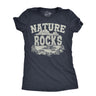 Womens Nature Rocks T Shirt Funny Outdoor Geology Lovers Joke Tee For Ladies