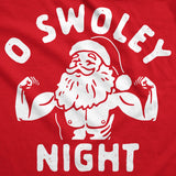 O Swoley Night Unisex Hoodie Funny Xmas Buff Ripped Santa Claus Joke Hooded Sweatshirt