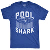 Mens Pool Shark T Shirt Funny Swimming Pools Great White Sharks Joke Tee For Guys