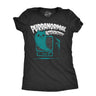 Womens Purranormal Activikitty T Shirt Funny Paranormal Cat T Shirt for Women Graphic Halloween Tee