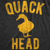 Mens Quack Head T Shirt Funny Duck Hunter Drug Addict Joke Tee For Guys