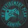 Youth My Retirement Plan Gaming T Shirt Funny Nerdy Video Games Joke Tee For Kids