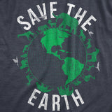 Womens Save The Bees Plant More Trees Calm The Seas Tshirt Funny Earth Day Tee