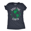 Womens Save The Earth T Shirt Funny Awesome Earth Day Mother Nature Animal Lover Tee For Ladies