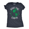 Womens Save The Bees Plant More Trees Calm The Seas Tshirt Funny Earth Day Tee