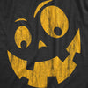 Womens Silly Jack Pumpkin T Shirt Funny Halloween Jack O Lantern Goofy Smile Tee For Ladies