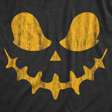 Mens Skeletal Steve Pumpkin T Shirt Funny Halloween Jack O Lantern Skull Smile Tee For Guys