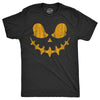 Mens Skeletal Steve Pumpkin T Shirt Funny Halloween Jack O Lantern Skull Smile Tee For Guys