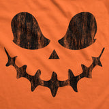 Mens Skeletal Steve Pumpkin T Shirt Funny Halloween Jack O Lantern Skull Smile Tee For Guys