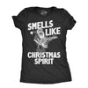 Womens Smells Like Christmas Spirit T Shirt Funny Xmas Music Parody Rock Song Tee For Ladies