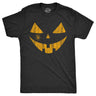 Mens Spooky and Silly Pumpkin Face T Shirts Funny Halloween Jack O Lantern Smile Tees For Guys