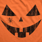 Mens Spooky and Silly Pumpkin Face T Shirts Funny Halloween Jack O Lantern Smile Tees For Guys