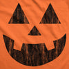 Mens Standard Jack Pumpkin T Shirt Funny Halloween Jack O Lantern Frightening Smile Tee For Guys