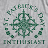 St Patricks Day Enthusiast Hoodie Funny St Patricks Day Parade St Patty Celtic Graphic Sweatshirt