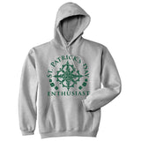 St Patricks Day Enthusiast Hoodie Funny St Patricks Day Parade St Patty Celtic Graphic Sweatshirt