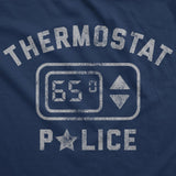 Thermostat Police Unisex Hoodie Funny HVAC Heating And Air Conditioning Climate Hooded Sweatshirt