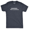 Mens This Is Pointless T Shirt Funny Broken Pencil Joke Tee For Guys