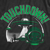 Womens Touchdown T Shirt Funny Alien UFO Football Joke Tee For Ladies