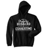 Being A Trophy Husband Is Exhausting Unisex Hoodie Funny Wedding Anniversary Joke Hooded Sweatshirt