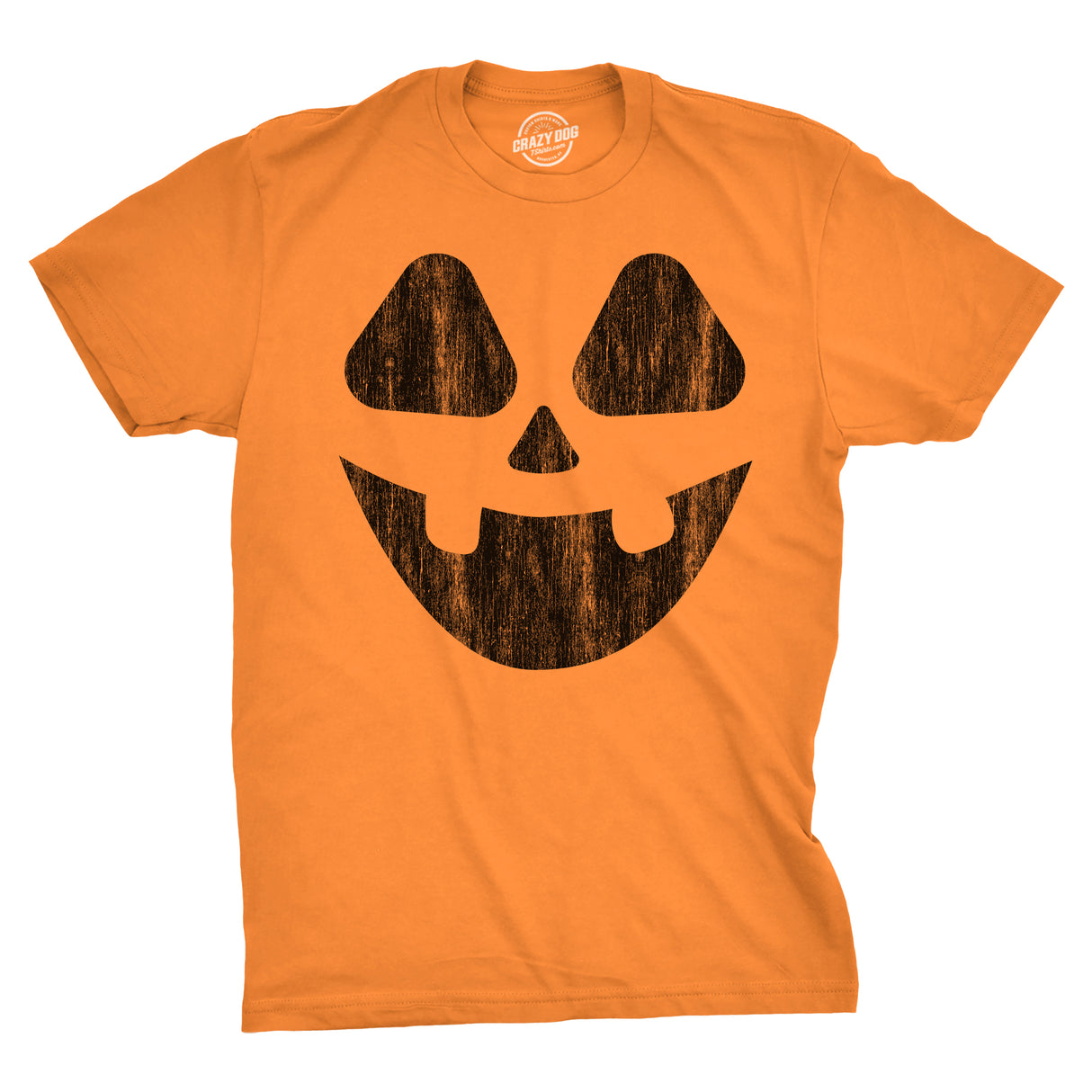 Mens Vintage Jack Pumpkin T Shirt Funny Halloween Jack O Lantern Retro Smile Tee for Guys