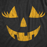 Mens Wacky Wendy Pumpkin T Shirt Funny Halloween Jack O Lantern Crazy Smile Tee For Guys