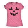 Womens Wacky Wendy Pumpkin T Shirt Funny Halloween Jack O Lantern Crazy Smile Tee For Ladies