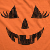 Mens Wacky Wendy Pumpkin T Shirt Funny Halloween Jack O Lantern Crazy Smile Tee For Guys