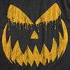 Mens Weeping Wendell Pumpkin T Shirt Funny Halloween Jack O Lantern Horrifying Smile Tee For Guys