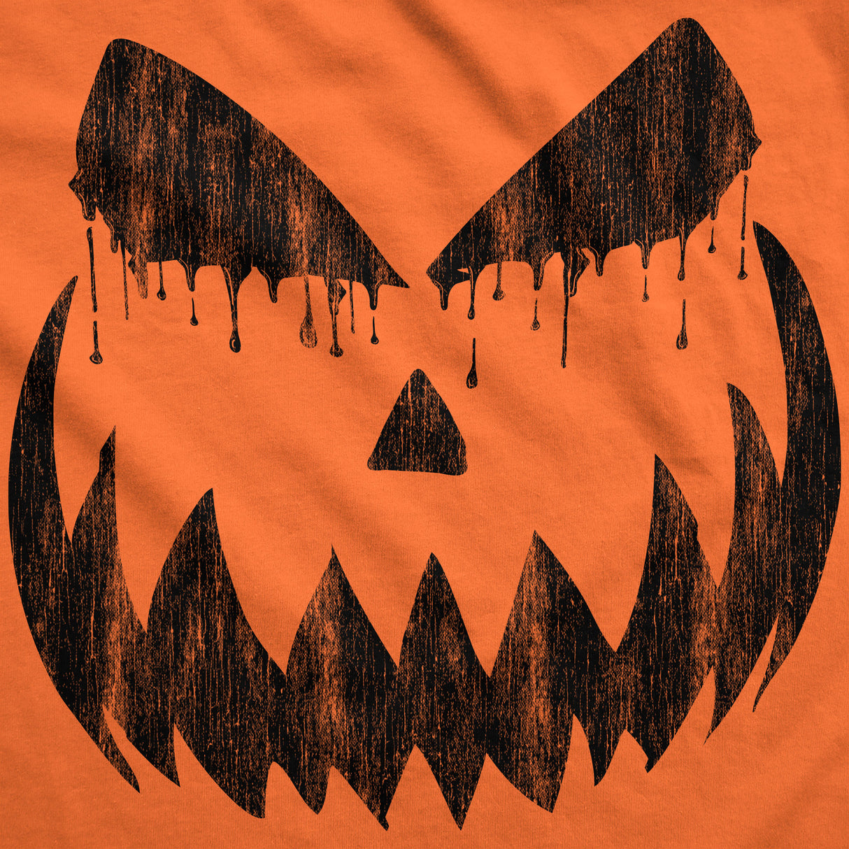 Mens Weeping Wendell Pumpkin T Shirt Funny Halloween Jack O Lantern Horrifying Smile Tee For Guys