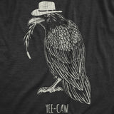 Mens Yee Caw T Shirt Funny Southern Crow Raven Joke Tee For Guys