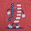 Womens Fourth Of July Hotdog T Shirt Funny Patriotic Cookout Grilling Tee For Ladies
