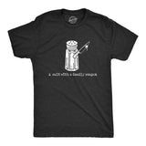 Mens A Salt With A Deadly Weapon T Shirt Funny Violent Attacking Table Salt Shaker Joke Tee for Guys