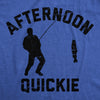 Mens Afternoon Quickie T Shirt Funny Fishing Rod Adult Sex Fisherman Joke Tee For Guys